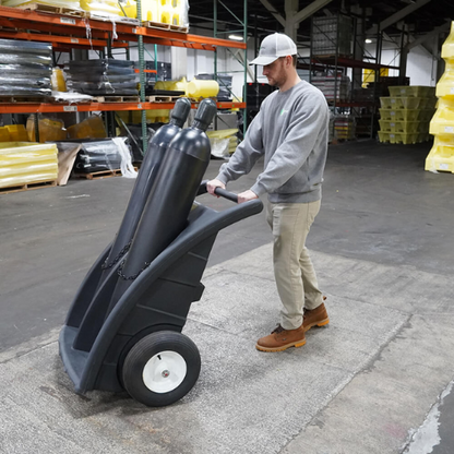 ENPAC Dual Cylinder Dolly, Heavy-Duty (MPN: 7302-BK)