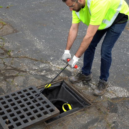 ENPAC Rectangular, Cone Style Storm Sentinel® Catch Basin Insert, Adjustable, 16"x20" to 28"x36" (MPN: 4341)