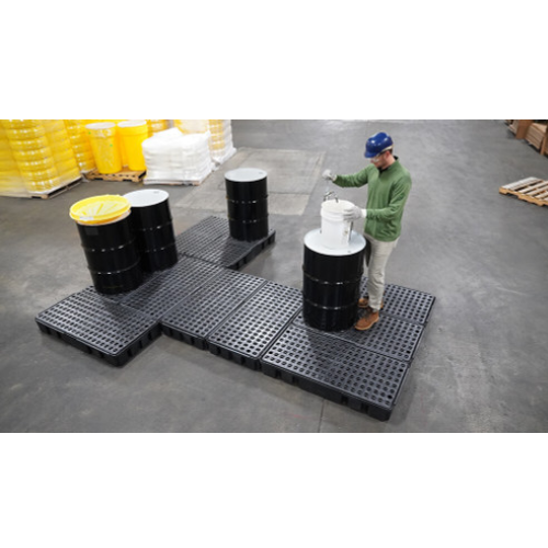 Enpac 2 Drum Low-Profile Spill Pallet (MPN: 5117-BD)