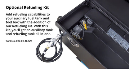 70 Gallon Auxiliary Diesel Fuel Tank and Tool Box Combo - TRAX-4 - 0800116063