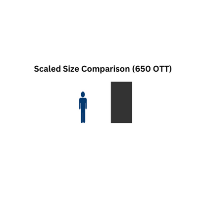 650 Gallon Custom Roto-Mold Plastic Open Top Tank (MPN 650 OTT)