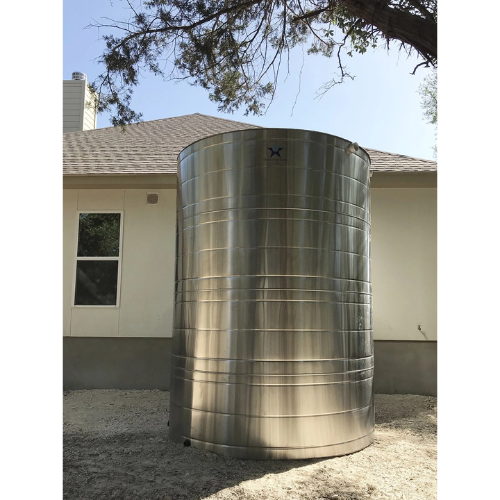 Texas Metal Tanks 500 Gallon Stainless Steel Water Storage Cistern (MP ...