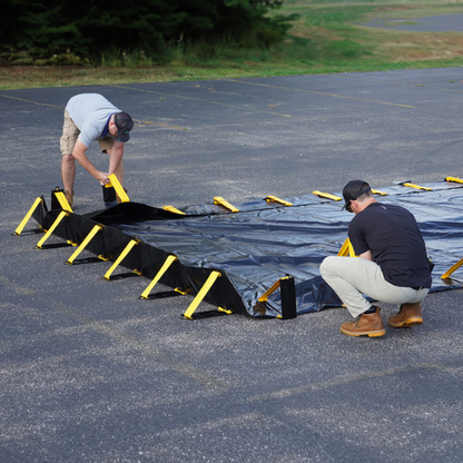 ENPAC 16'x16'x1' Stinger Snap-Up Collapsible Spill Berm (MPN: 48-16161-BK-SU)