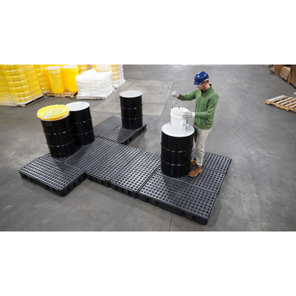 Enpac 4 Drum Low-Profile Spill Pallet (MPN: 5116-BD)