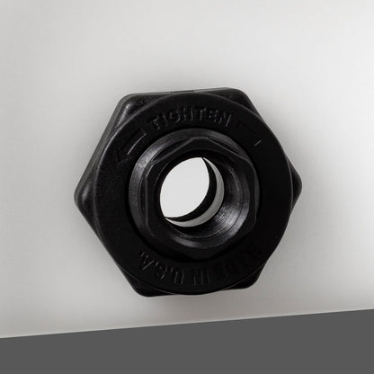 Elkhart Plastics 50 Gallon Flat Bottom Utility Storage Tank 1.7 SG (107049A03) - outlet fitting - Elkhart Plastics product line photo