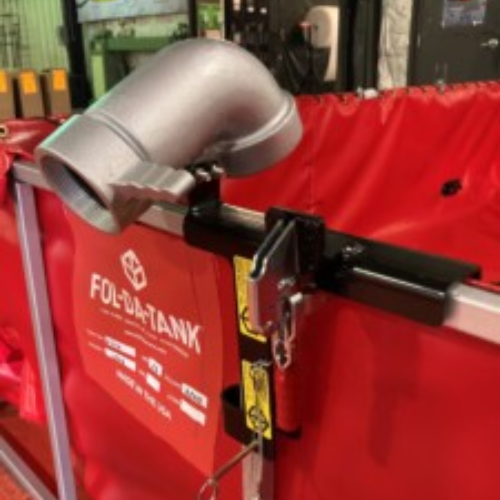 FGSLHD 2.5 Inches Fol-Da-Tank Double Supply Line Holder (MPN: SLHD-2.5)