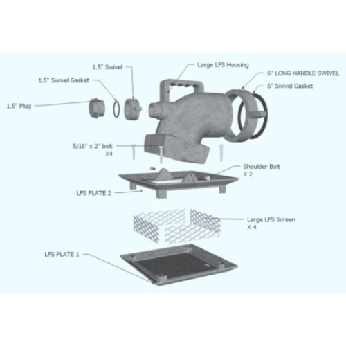 Low-Level Strainer Fol-Da-Tank Strainers(MPN: LLS)