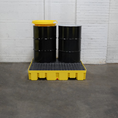 Enpac 4 Drum Slim-Line Poly Spill Pallet (MPN: 5400-YE)