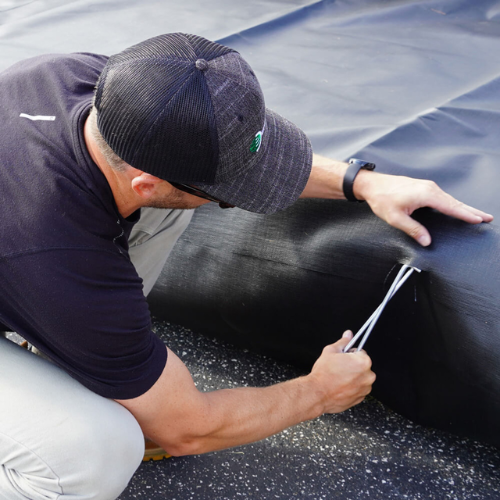 ENPAC 10'x20'x1' L-Bracket Spill Containment Berm (MPN: BD-1020-WB-L)