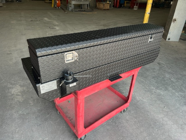 ATTA 34 Gallon Diesel Auxiliary Tank & Toolbox Combo-AT33TT-RT