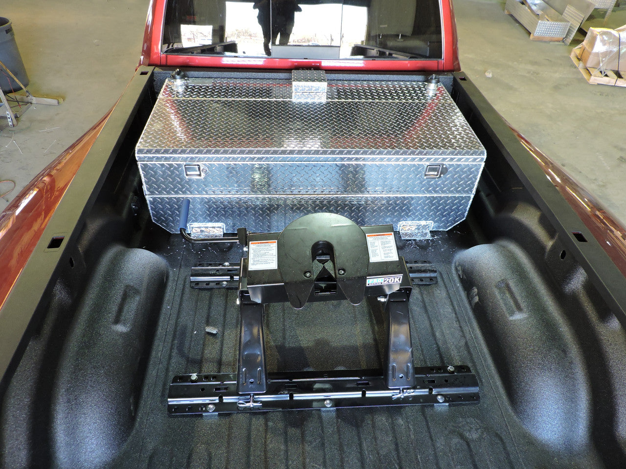 ATTA 90 Gallon Diesel Auxiliary Tank & Toolbox Combo -AT90L-TT