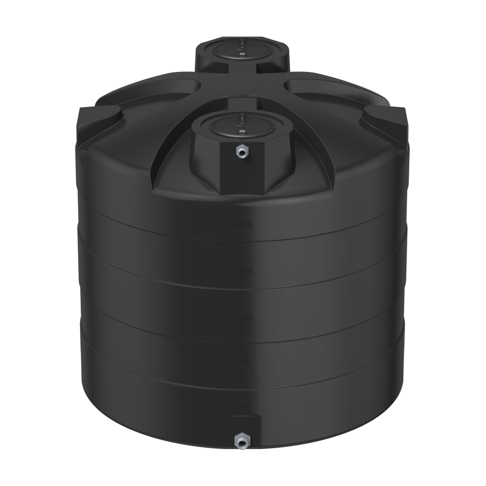 Elkhart Plastics 3000 Gallon Vertical Water Storage Tank 1.0 SG (307068A00) - front - Elkhart Plastics product line photo