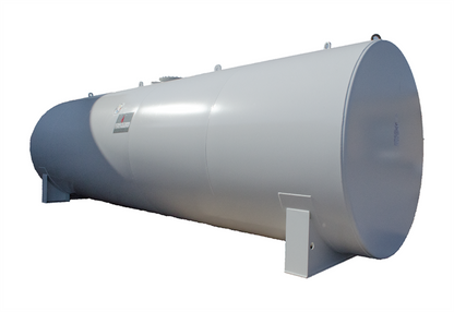 8000 Gallon Newberry Dual Wall Fireguard Cylindrical Saddle Tank (SKU: NB08000FGD096250)