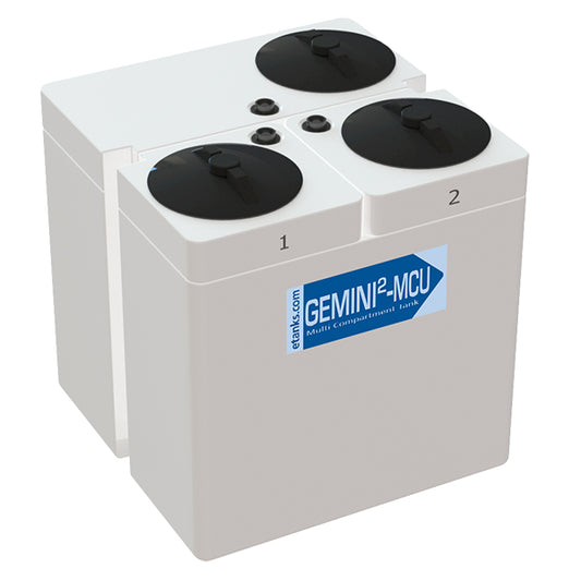 Peabody Engineering Gemini Square MCU #2 Assembly - (1) 12 G and (2) 6 G Tanks - product photo