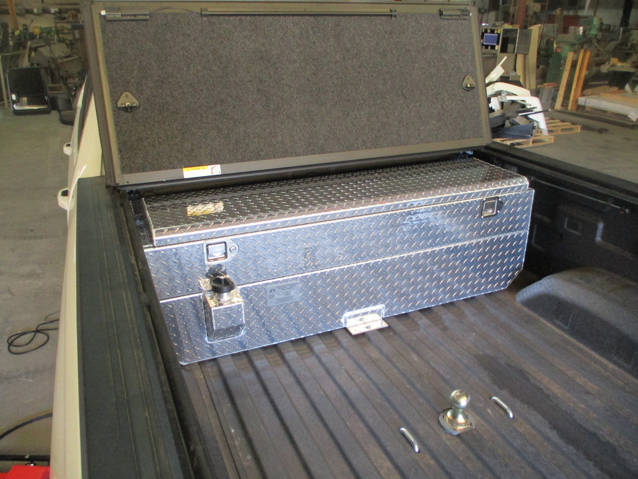 ATTA 50 Gallon Diesel Auxiliary Tank & Toolbox Combo(Tri-Fold Bed Cover)-AT50TT-BR