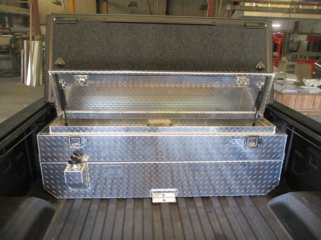ATTA 50 Gallon Diesel Auxiliary Tank & Toolbox Combo(Tri-Fold Bed Cover)-AT50TT-BR
