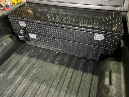 ATTA 45 Gallon Diesel Auxiliary Tank & Toolbox Combo-AT45TT-SB