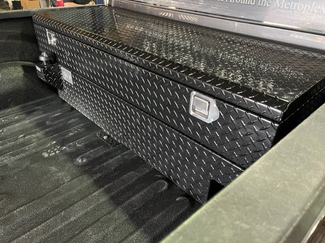 ATTA 45 Gallon Diesel Auxiliary Tank & Toolbox Combo-AT45TT-SB