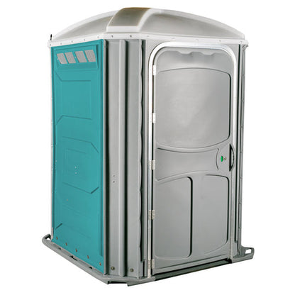 PolyJohn Comfort XL Portable Restroom - Aqua colorway