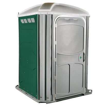 PolyJohn Comfort XLT Portable Restroom - Evergreen colorway