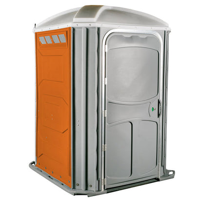 PolyJohn Comfort XLT Portable Restroom - Orange colorway