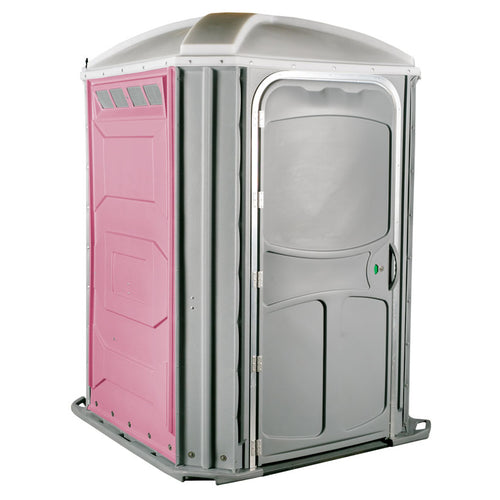 PolyJohn Comfort XLT Portable Restroom - Pink colorway