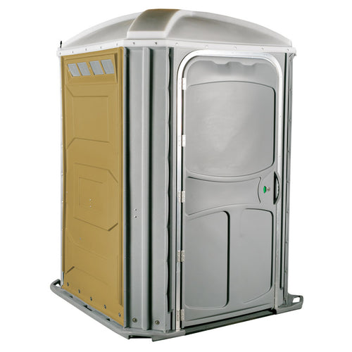 PolyJohn Comfort XL Portable Restroom - Tan colorway