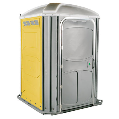 PolyJohn Comfort XL Portable Restroom - Yellow colorway
