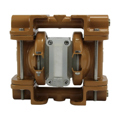 JDA Global NOMAD Pwr-Flo NPF07 1/4" Metallic PTFE-Fitted Air-Operated Double Diaphragm Pump, Clamped - product photo