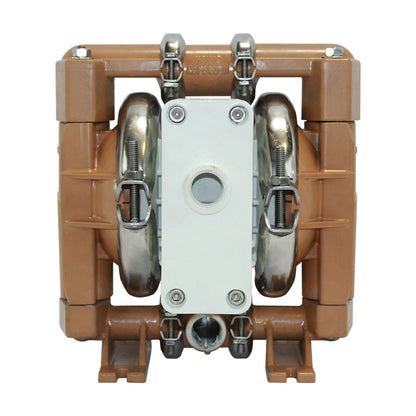 JDA Global NOMAD Pwr-Flo NPF15 1/2" Metallic Rubber/TPE-Fitted Air-Operated Double Diaphragm Pump, Clamped - product photo