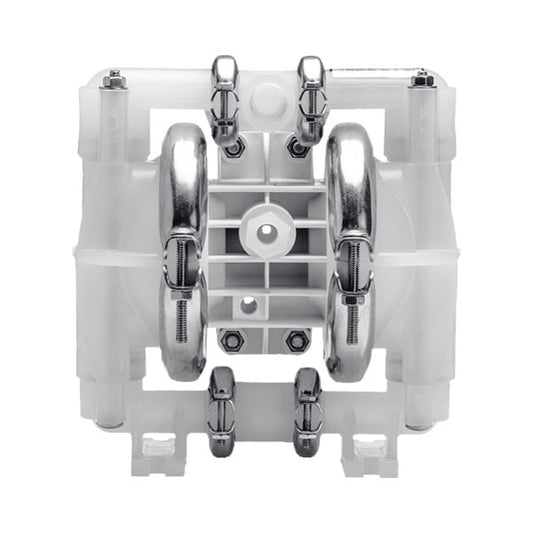 JDA Global NOMAD Pwr-Flo NPF15 1/2" Non-Metallic Rubber/TPE-Fitted Air-Operated Double Diaphragm Pump, Clamped - product photo