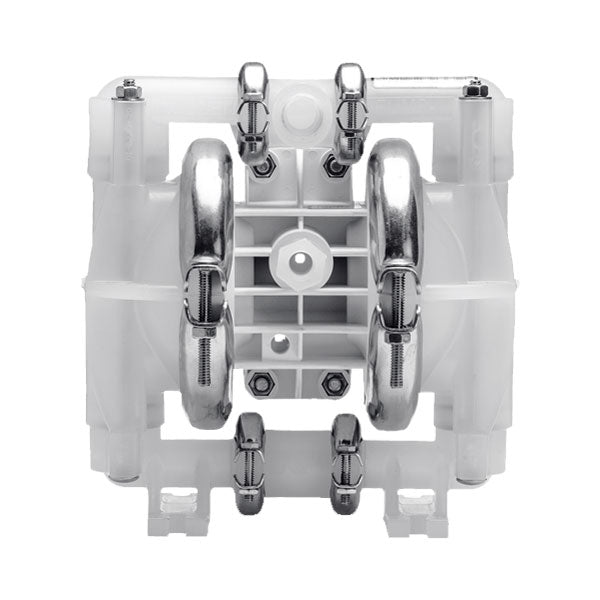 JDA Global NOMAD Pwr-Flo NPF15 1/2" Non-Metallic PTFE-Fitted Air-Operated Double Diaphragm Pump, Clamped - product photo