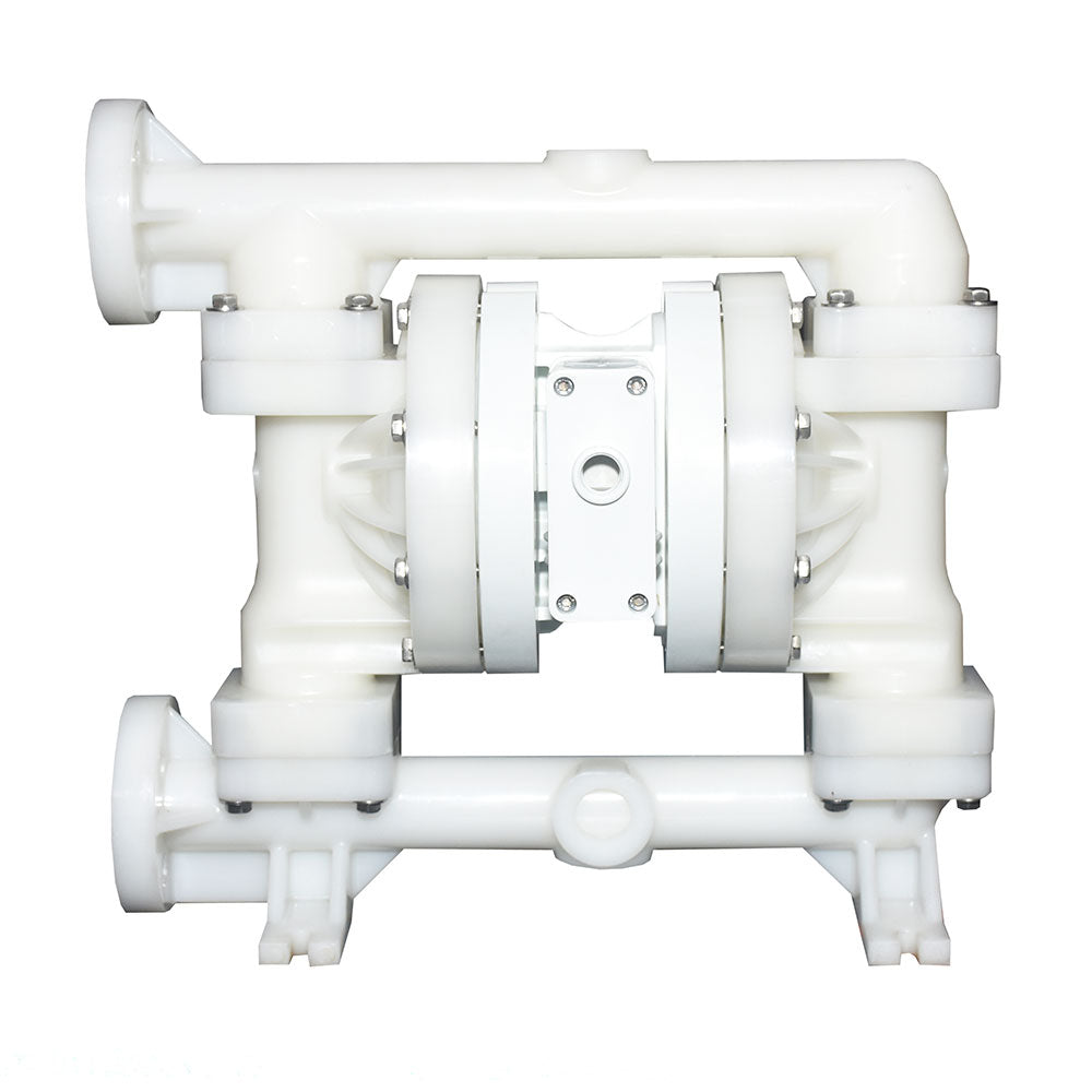 JDA Global NOMAD Pwr-Flo NPF25 1" Side-Ported Non-Metallic Rubber/TPE-Fitted Air-Operated Double Diaphragm Pump, Bolted - product photo