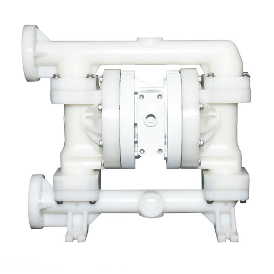 JDA Global NOMAD Pwr-Flo NPF25 1" Side-Ported Non-Metallic PTFE-Fitted Air-Operated Double Diaphragm Pump, Bolted - product photo