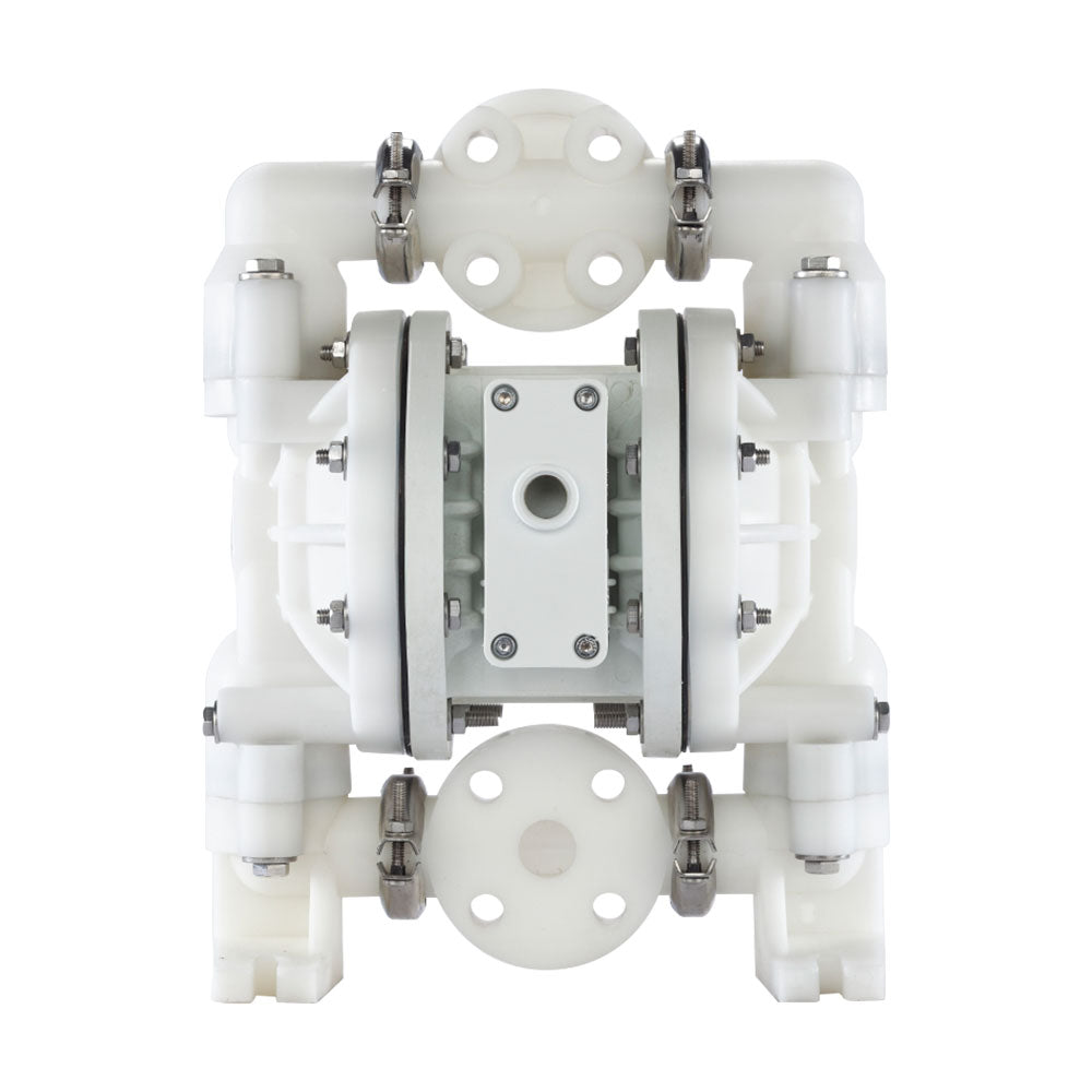JDA Global NOMAD Pwr-Flo NPF25A 1" Non-Metallic Rubber/TPE-Fitted Air-Operated Double Diaphragm Pump, Bolted - product photo