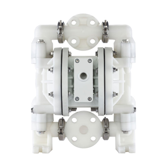 JDA Global NOMAD Pwr-Flo NPF25A 1" Non-Metallic Rubber/TPE-Fitted Air-Operated Double Diaphragm Pump, Bolted - product photo