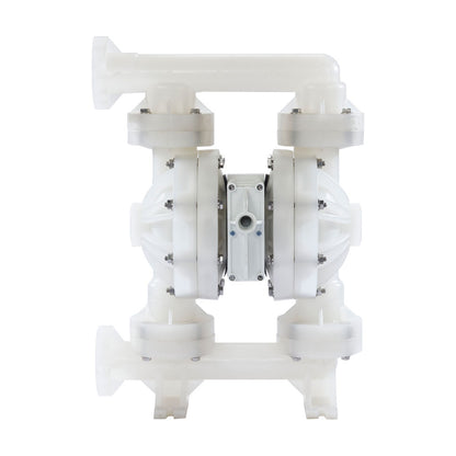 JDA Global NOMAD Pwr-Flo NPF40 1-1/2" Non-Metallic Rubber/TPE-Fitted Air-Operated Double Diaphragm Pump, Bolted - product photo