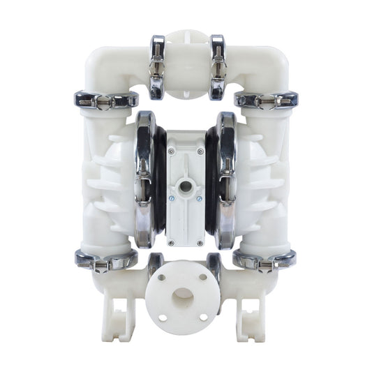 JDA Global NOMAD Pwr-Flo NPF40 1-1/2" Non-Metallic Rubber/TPE-Fitted Air-Operated Double Diaphragm Pump, Clamped - product photo
