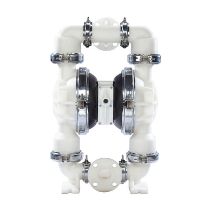 JDA Global NOMAD Pwr-Flo NPF50 2" Non-Metallic PTFE-Fitted Air-Operated Double Diaphragm Pump, Clamped - product photo