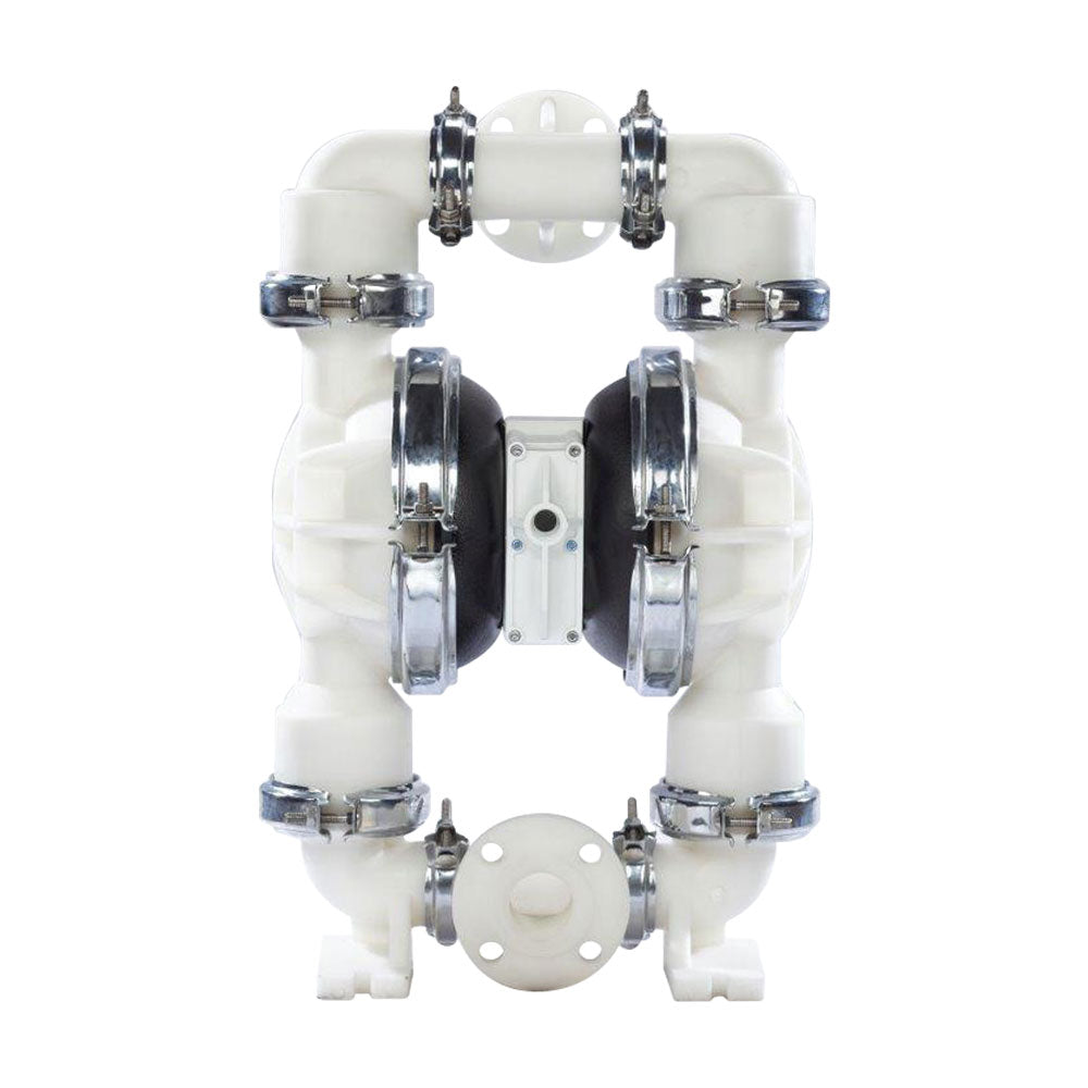 JDA Global NOMAD Pwr-Flo NPF50 2" Non-Metallic Rubber/TPE-Fitted Air-Operated Double Diaphragm Pump, Clamped - product photo