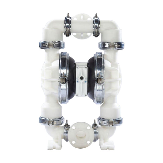 JDA Global NOMAD Pwr-Flo NPF50 2" Non-Metallic Rubber/TPE-Fitted Air-Operated Double Diaphragm Pump, Clamped - product photo