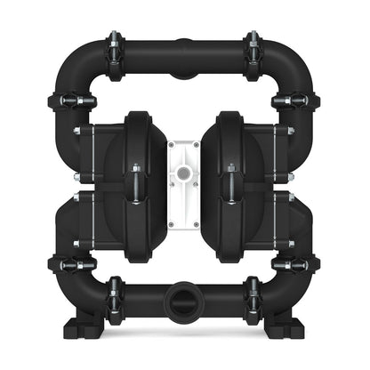 JDA Global NOMAD Pwr-Flo NPF50 Flap Valve 2" Non-Metallic Rubber/TPE-Fitted Air-Operated Double Diaphragm Pump, Clamped - product photo