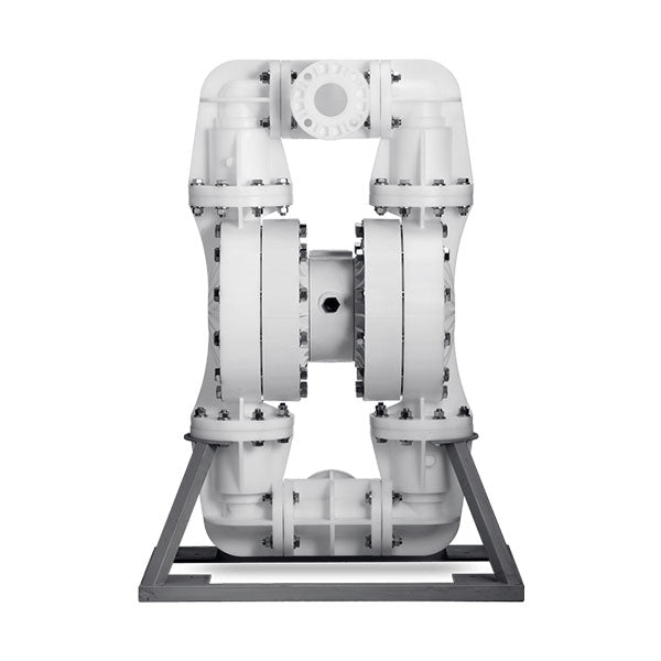 JDA Global NOMAD Pwr-Flo NPF80W 3" Non-Metallic Rubber/TPE-Fitted Air-Operated Double Diaphragm Pump, Bolted - product photo