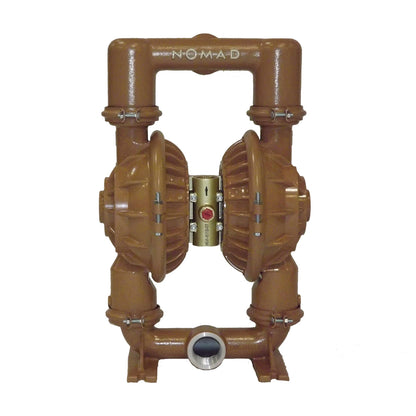 JDA Global NOMAD Trans-Flo Gold NTG50 2" Metallic PTFE-Fitted Air-Operated Double Diaphragm Pump, Clamped - product photo