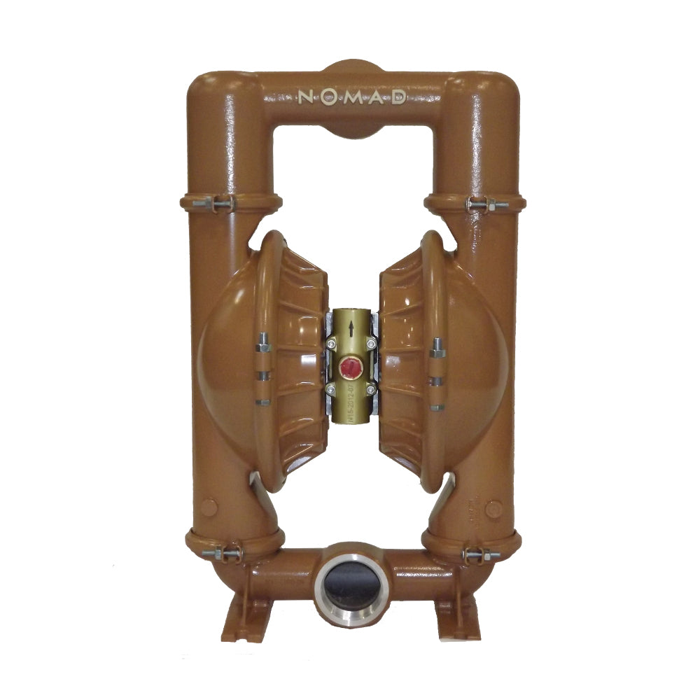 JDA Global NOMAD Trans-Flo Gold NTG80 3" Metallic PTFE-Fitted Air-Operated Double Diaphragm Pump, Clamped - product photo