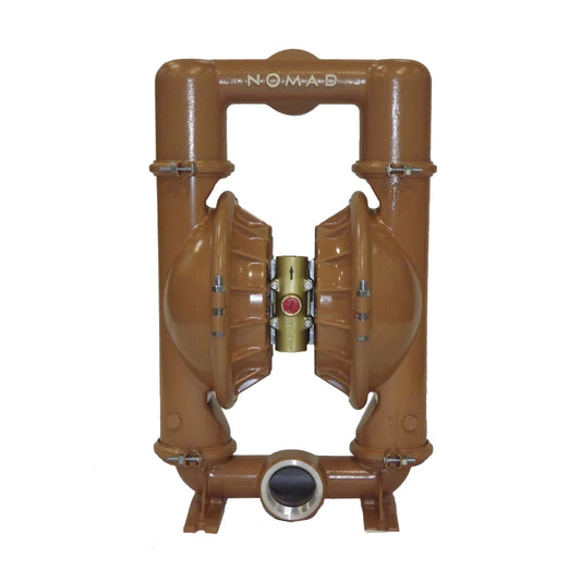 JDA Global NOMAD Trans-Flo Gold NTG80 3" Metallic PTFE-Fitted Air-Operated Double Diaphragm Pump, Clamped - product photo