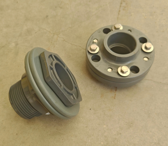 CorGal Sch. 80 PVC Atmospheric Floor Penetration Flange Set