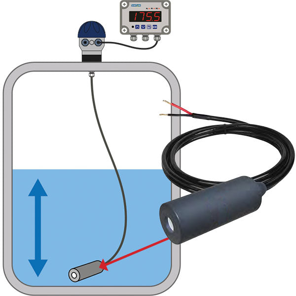 Peabody Engineering Pressure Level Sensors, with Junction Box and 2" MNPT Threads - product photo