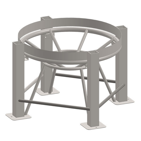 Peabody Engineering 98 Gallon 60° Cone Bottom Tank Stand - Peabody catalog photo (representative)
