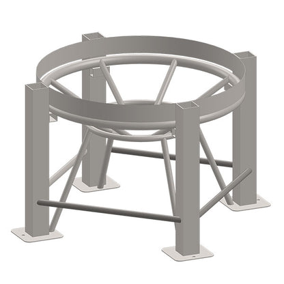 Peabody Engineering 500 Gallon 30°/45° Cone Bottom Tank Stand - Peabody catalog photo (representative)